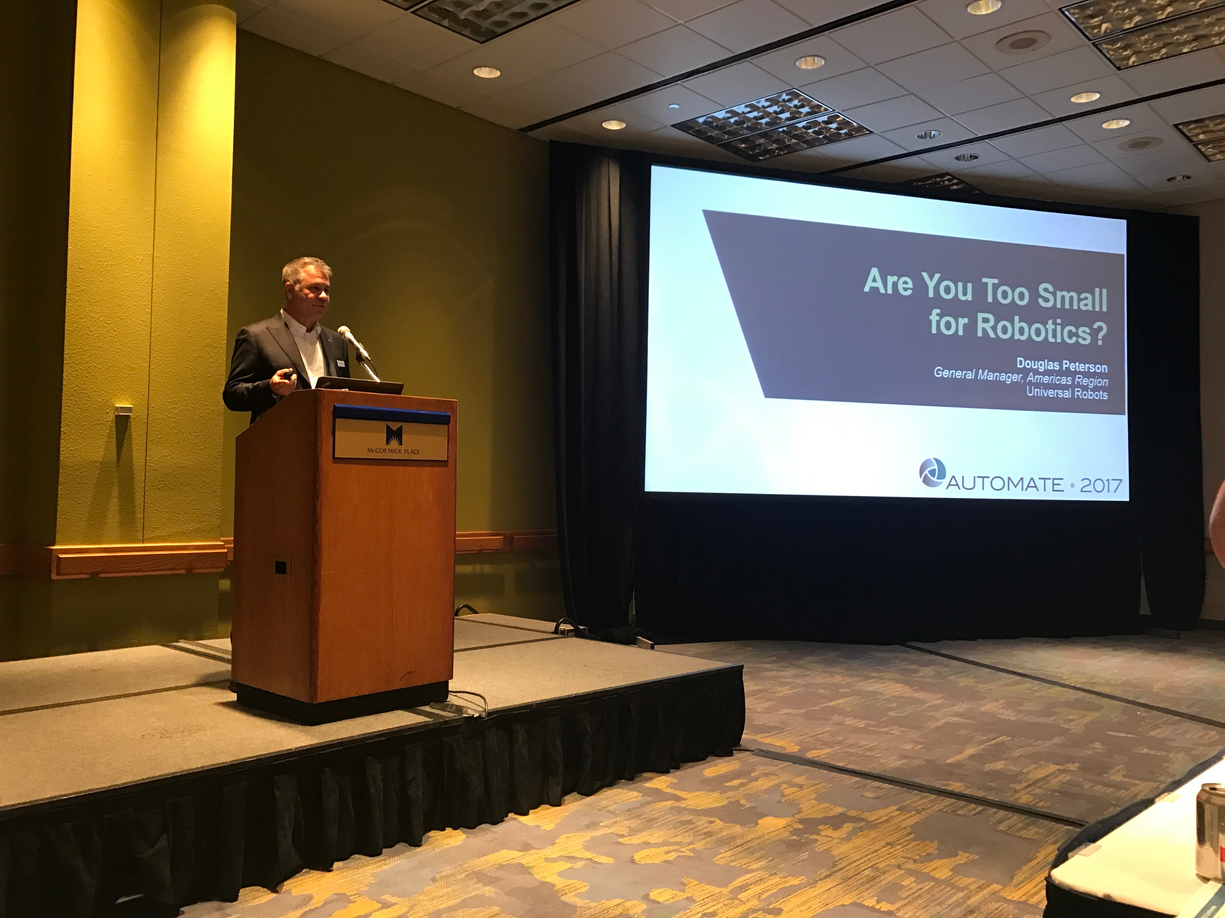 Robotiq CEO @ Automate 2017 Cobots Panel