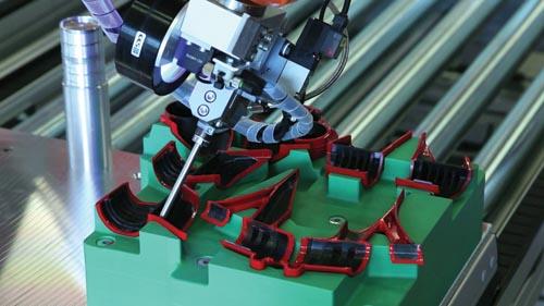 Bike parts robotic assembly