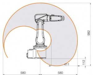 Industrial Robot Reach