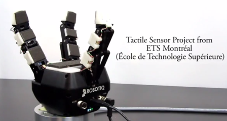 Tactile sensor robot gripper end effector 448px