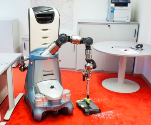 dirt cleaning robot