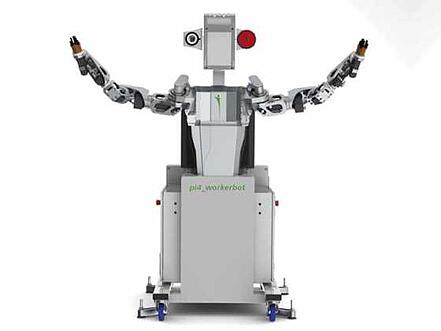 modern 6 foot robot nasa