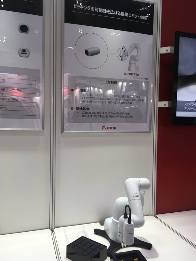 Denso cobot with Canon integrated vison