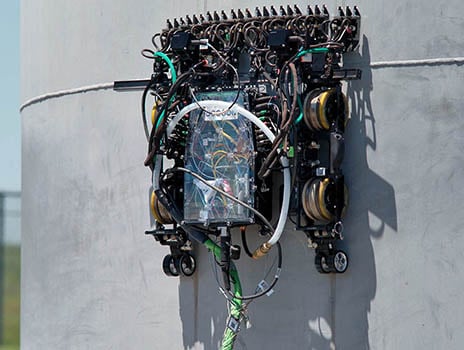 Robot busca grietas en infraestructura crítica
