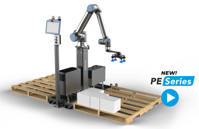 The new Palletizing Solution PE Series on a Universal robot