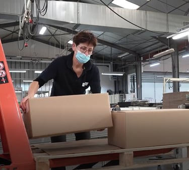 Palletizing manually alliora-1
