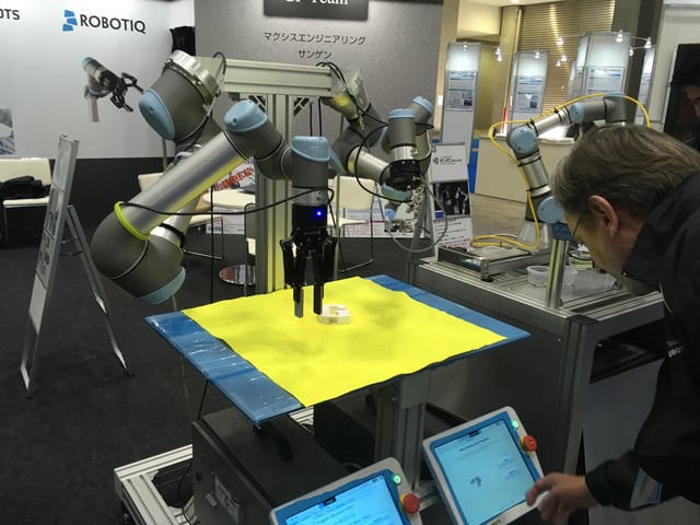 Robotiq in Grine booth