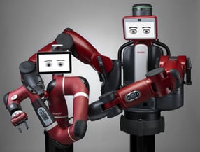 Sawyer-and-Baxter-collaborative-robots