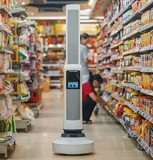 Tally Robot in a store