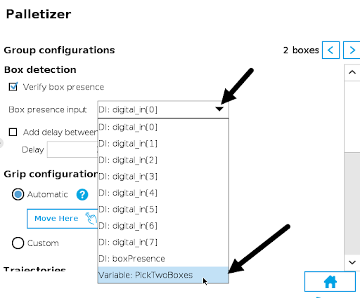 With conv box variable