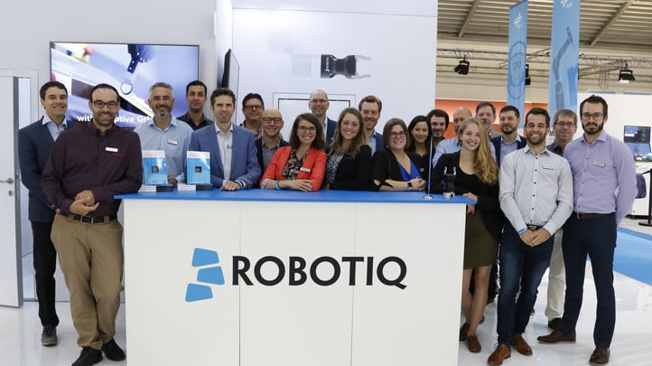 Robotiq team at Automatica 2018