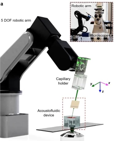 Cobot arm spurs development of glass end effector