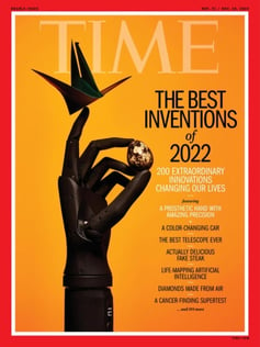 Time showing the best inventions of 2022