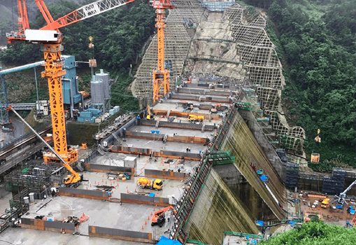 Construction robot in Japan