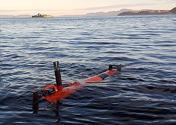 Lightweight automous vehicle go subsea sniffing for plankton