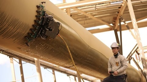 Torpedo-size sub as undersea “cobot”