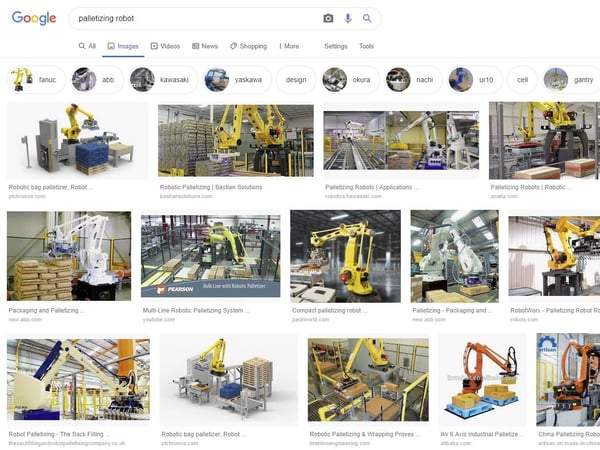 google-palletizing