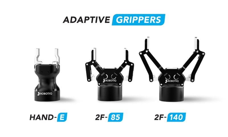 robotiq adaptative grippers family