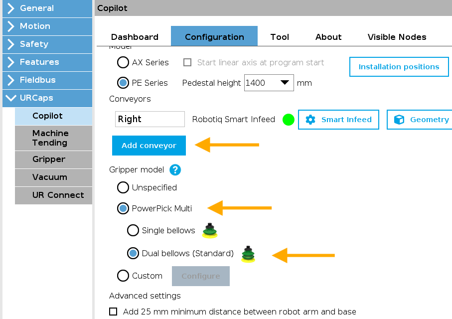 Smart Infeed Machine Multi Pick with Robotiq's Smart Infeed
