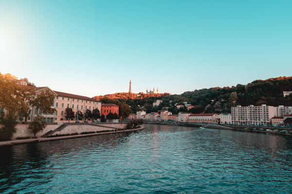 Lyon-river-Saône-Rhône