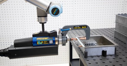 Universal Robots debuts spot-welding cobot