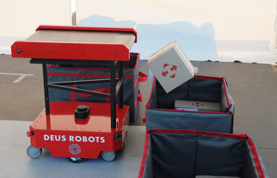 Kyiv based Deus Robotics' mobile robots