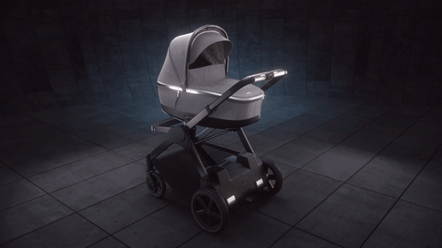 Self-driving baby stroller