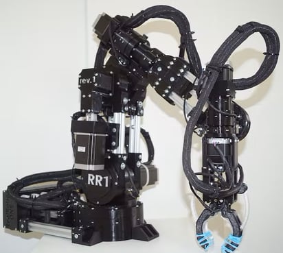 3D printed robot arms