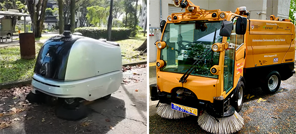 Singapore: Doubles down on robot street sweepers