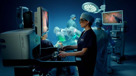 Robotic system designed to perform surgery