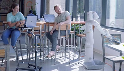 Robots being used at Google to accomplish daily tasks