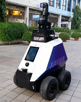 Patrol robot used for safety and security.