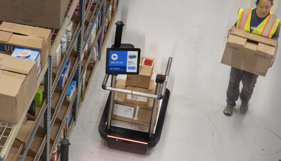 Robots being used in warehouses