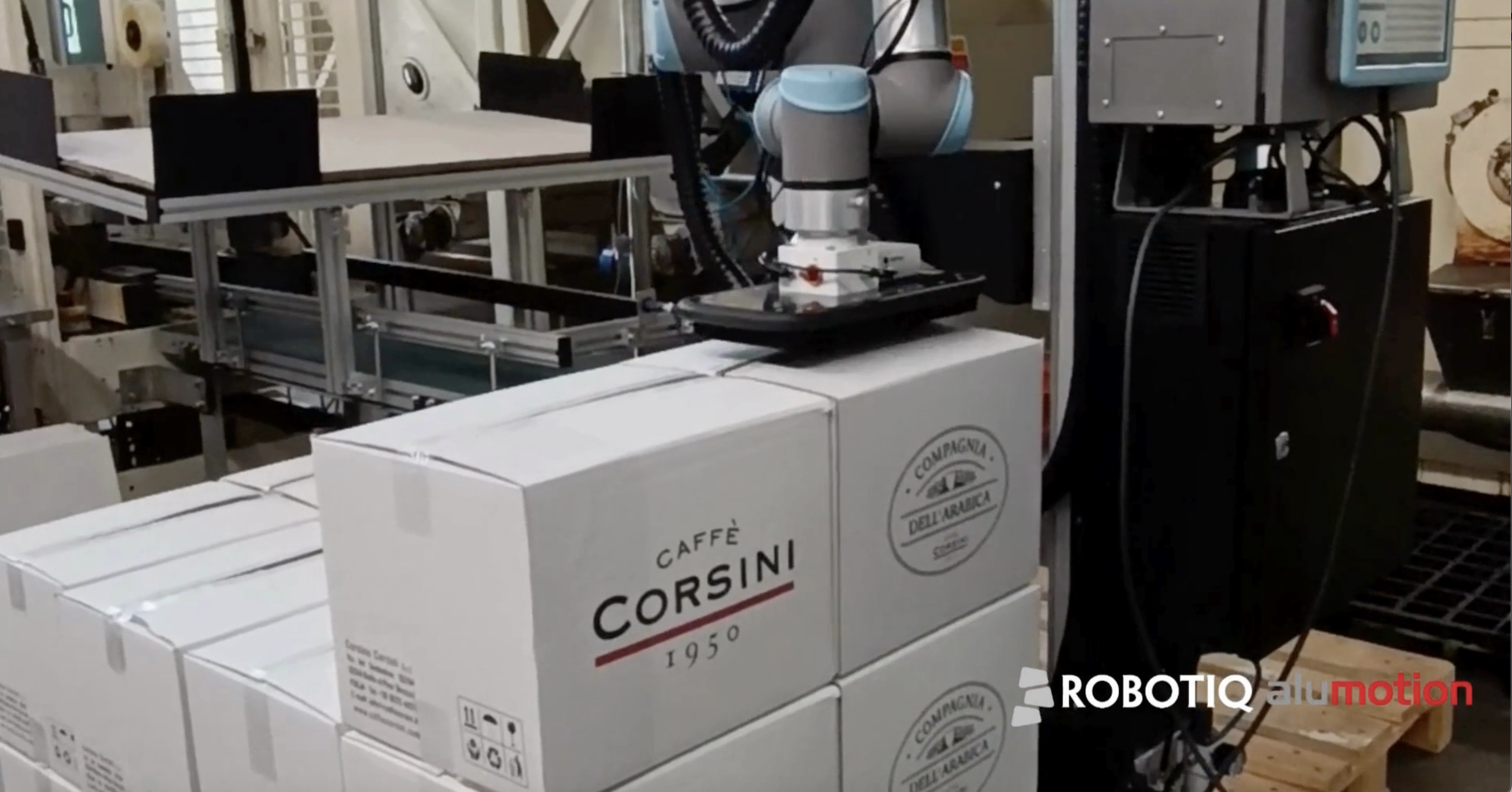Caffè Corsini Enhances Palletizing Efficiency Through Robotiq Automation