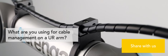 Cable management on UR